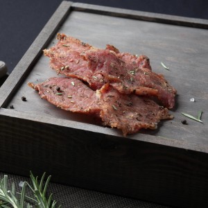 Jerky wieprzowina bazylia z czosnkiem